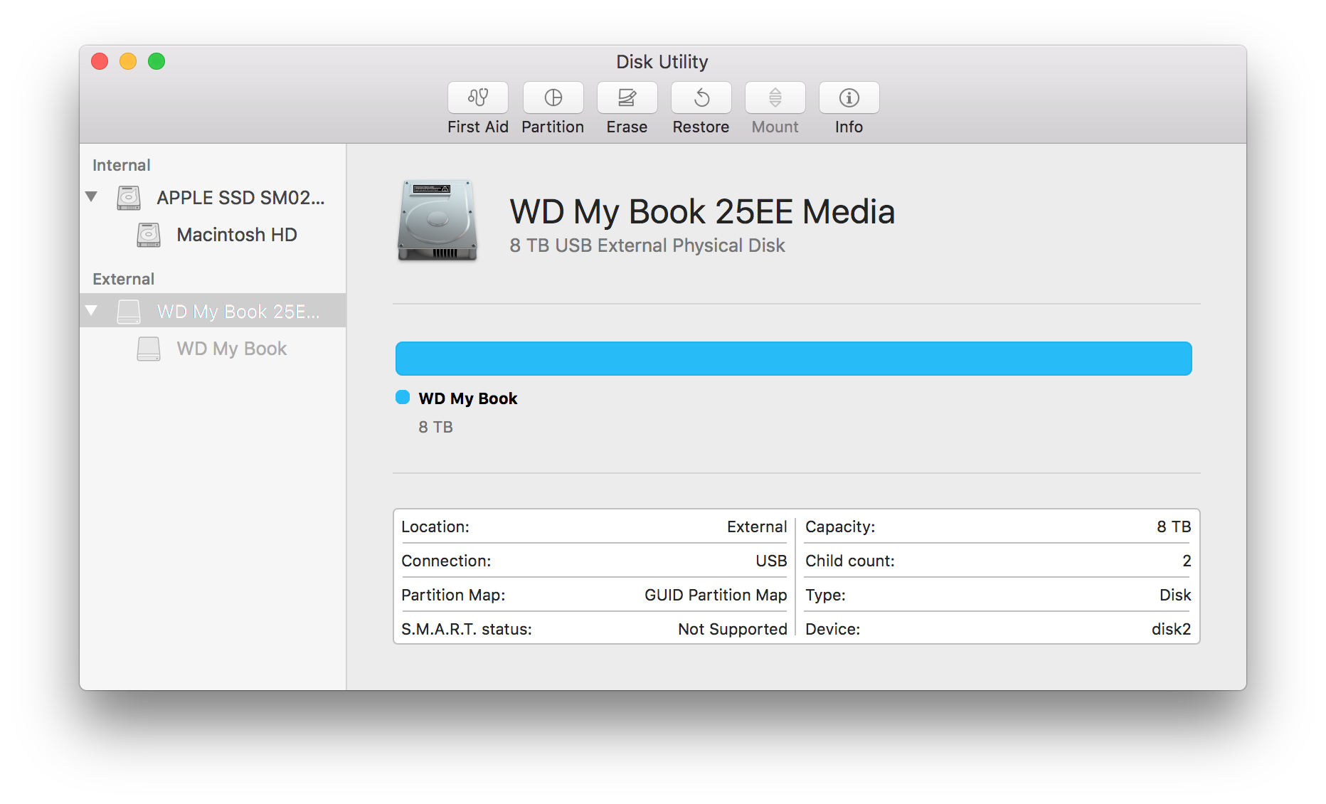 format wd elements for mac